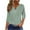 #167-Green, variant on Staron Clearance Sale Summer Tops for Women 3/4 Sleeve V Neck Dressy Casual Shirts Casual Soft Eyelet Hollow Out Tops Lace Embroidered Tunic Tops