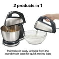thumbnail image 2 of 5.3QT 3-IN-1 Food Mixer, Kitchen Electric Mixer with Dough Hook, Beater, Whisk, 2 of 5