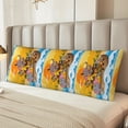 thumbnail image 6 of Bingfone Body Pillow Cover Long Pillow Case With Zipper Decorative Bedding Pillowcase 20"X54" Soft Cushion Pillow Case For Bedroom-Animals On Noah'S Ark1, 6 of 8