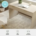 thumbnail image 4 of Martha Stewart Home Office Modular 2 Drawer Desk in Light Natural with Brushed Gold Hardware, 4 of 11