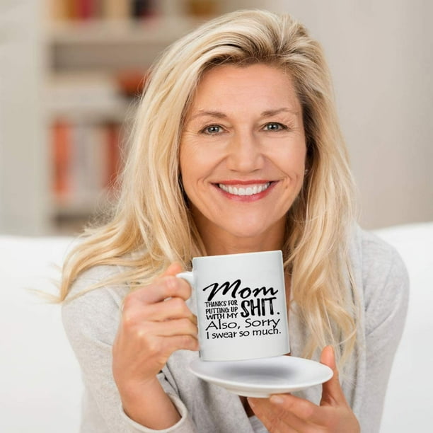 Super Mom Funny Gifts For Mothers Front & Back Beer Stein