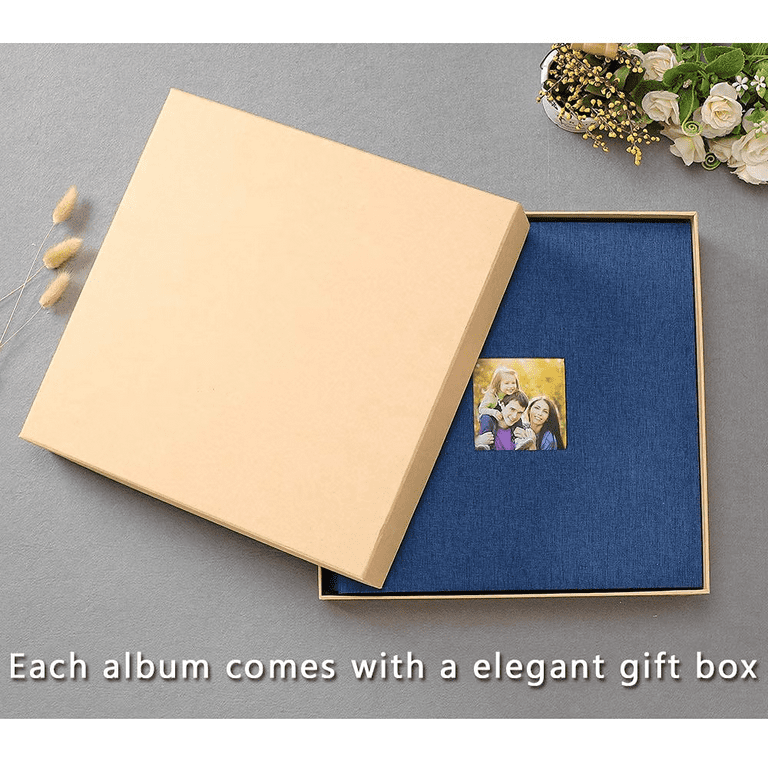 Picture Album Book for All Size Pictures Vienrose Large Photo Album Self  Adhesive For 4x6 8x10 Pictures Magnetic Scrapbook Album DIY 40 Blank Pages