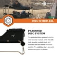 thumbnail image 5 of Disc-O-Bed 2XL Cam-O-Bunk Benchable Double Cot w/Organizers, Black, 5 of 8