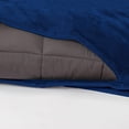 thumbnail image 5 of Levinsohn Textile Company DreamLab Acupressure 48x72 Weighted Blanket with Removable Cover Navy, 5 of 5