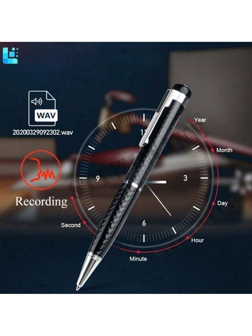 Portable Digital Voice Recorder - Professional Audio Recording Pen with Noise Reduction for Business Meetings, Lectures & Interviews