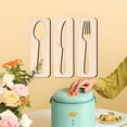 thumbnail image 2 of 1 Set of Restaurant Cutlery Sign Hanging Wall Art Decoration Cutter Fork Spoon Sign for Wall Decor, 2 of 8