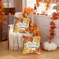 thumbnail image 3 of Decorative Pillow Covers 17.72 Inches Thanksgiving Pillowcase Thanksgiving Decorations Sofa Decorations Single-Sided Pattern Linen Pillowcase Suitable for Sofa and Bedroom Thanksgiving Pillow Covers, 3 of 6