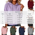 thumbnail image 3 of Nowekniz Fall Women Knit Fleece Hoodie Pullover Sweater, Loose Fit Long Sleeve Drawstring Hooded Sweatshirt with Pockets, Casual Fashion Daily Outfit Top, 3 of 6