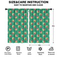 thumbnail image 2 of Pioneer Flower Floral Print Pattern Insulated Teens Curtains Set Of 2, Bedroom Essentials, Toddler Room Decor 52"x84", 2 of 5