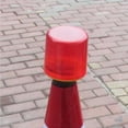 thumbnail image 3 of Solar Powered Warning Light Round Traffic Signal Construction , Work At Night And Is Switched By Button, 3 of 9