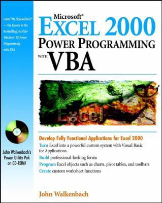 Pre-Owned Microsoft Excel 2000 Power Programming with VBA (Paperback ...