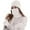 A-White, variant on Wovix 3 Pieces Winter Beanie Hat Scarf Gloves Set for Women Beanie with Pom Pom Long Scarf Neck Warmer Touchscreen Gloves Solid Color 3 in 1 Set Winter Gifts