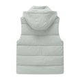 thumbnail image 6 of FRSASU Women Vest Sleeveless Zip Up Outerwear Stand Collar Quilted Vest Warm Winter Jackets Coats with Pocket Beige, 6 of 8