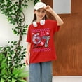 thumbnail image 3 of Tiijoy Big Girls 67 T-Shirt Oversized Short Sleeve T Shirt Graphic Tee, Sizes 9-10, 3 of 3