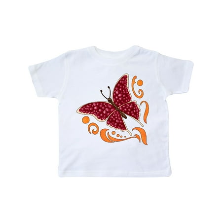 

Inktastic Pomegranate Butterfly Gift Toddler Boy or Toddler Girl T-Shirt