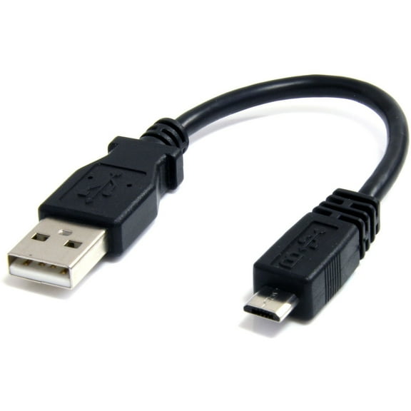 StarTech.com UUSBHAUB6IN Black Micro USB Cable - A to Micro B