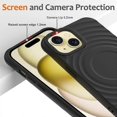 thumbnail image 3 of For Iphone 15 Wave Texture Magsafe Magnetic Liquid Silicone Phone Case, 3 of 5