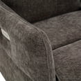 thumbnail image 5 of MINCETA Power Recliner Chairs,Modern Upholstered 270 Swivel Nursery Rocker Glider Recliner for Living Room,Chenille Velvet in Dark Gray, 5 of 5