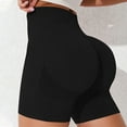 thumbnail image 2 of Women's High Waist Seamless Cycling Shorts, 4.5 - Inch Inseam, Nylon & Spandex, for Workout and Daily, 2 of 5