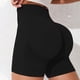 thumbnail image 2 of Pantalones cortos de yoga de cintura alta para mujer, entrepierna de 11,4 cm, pantalones cortos de ciclismo sin costuras con tejido elástico en cuatro direcciones, tallas S-XL, 2 of 5