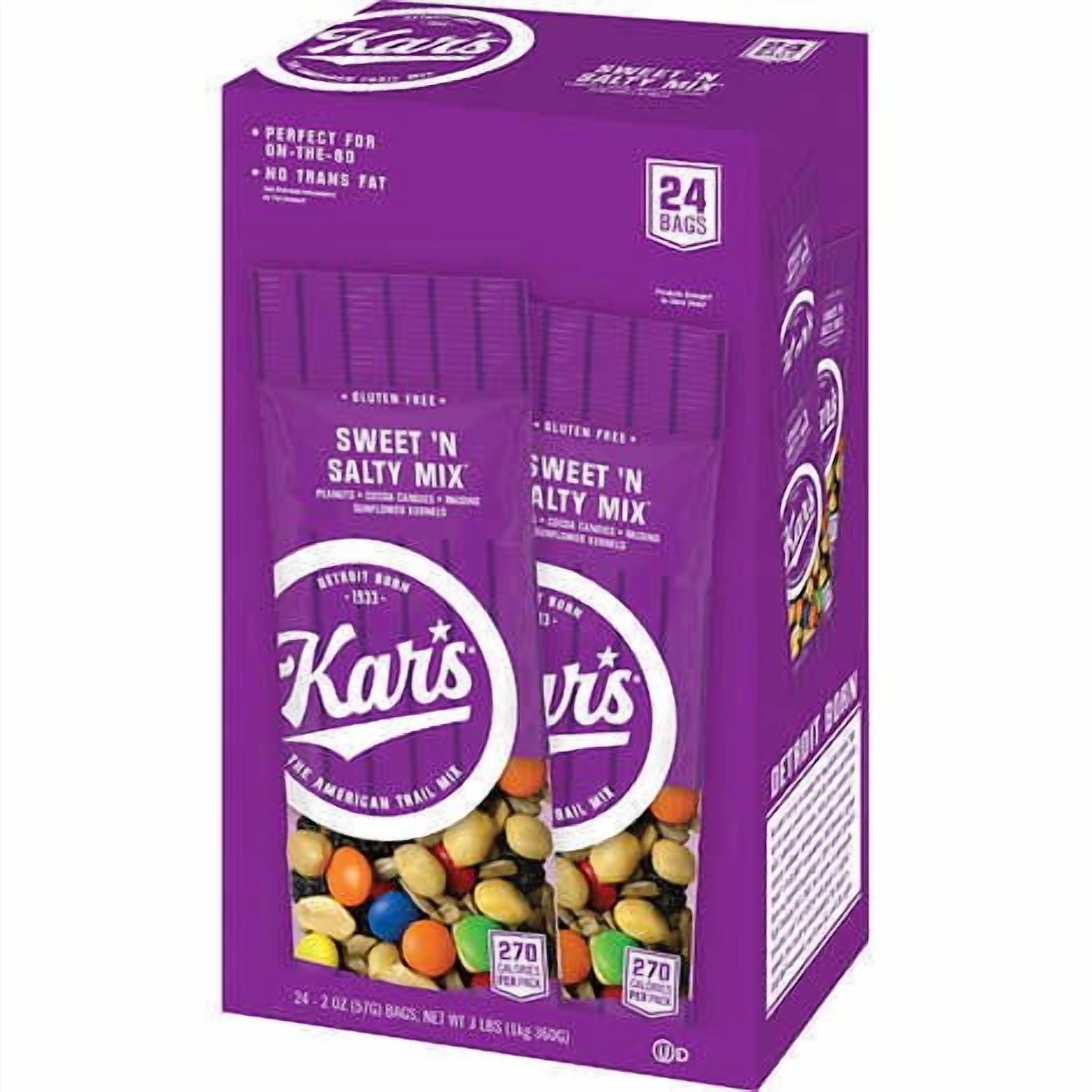 Kar's Nuts Caddy, Sweet 'n Salty Mix, 2 Oz Packets, 24/box