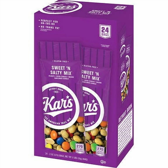 Kar's Trail Mix, Sweet 'N Salty Mix, 2 oz, 24 ct