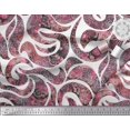 thumbnail image 3 of Soimoi Silk Fabric Floral & Leopard Animal Skin Decor Fabric Printed Yard 42 Inch Wide, 3 of 3