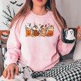 thumbnail image 1 of Chandail en Molleton d'Automne pour Femmes, Automne et Hiver, Sport Décontracté, Col Rond, Sans Capuche, Couleur Unie, 1 of 6