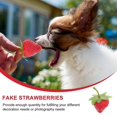 thumbnail image 1 of 18Pcs Artificial Strawberry Small Plastic Strawberries Photography Props Decor, 1 of 1