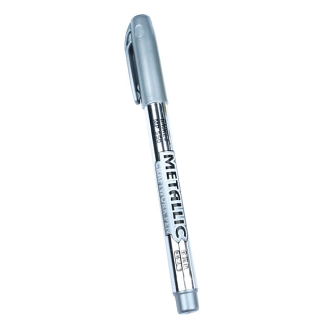 Hugtrwg DIY Arte Sellado Cera Sello para Colorear Marca Fuego Pintura Sello Plumas (plata)