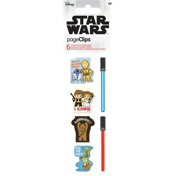 Star Wars Characters Magnetic Page Clip Bookmarks