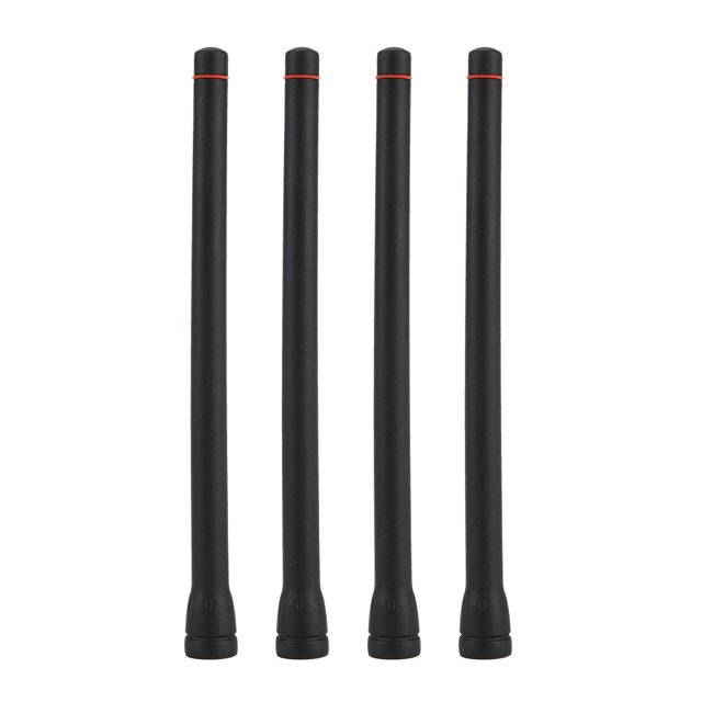 Antena de Radio Walkie Talkie de Radio bidireccional portátil de goma VHF portátil de 4 Uds para ICOM