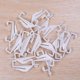 thumbnail image 2 of OHOIOLLA 50Ud Curtain Hooks White Bean Sprout Shape Traversing Slides for Easy Curtain Use, 2 of 8