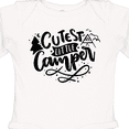 thumbnail image 4 of Inktastic Cutest Little Camper Tent and Tree Camping Design Boys or Girls Long Sleeve Baby Bodysuit, 4 of 5