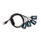 thumbnail image 2 of Cable Usb A Rs232 PL2303 Chipset 4 puertos USB a RS-232 9-Pin DB9 Serial Cable Macho A Adaptador Likrtyny Para estrenar, 2 of 9