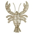 thumbnail image 3 of Creative Co-Op Coastal Catch Seagrass Lobster Wall Decor, Natural, 3 of 3