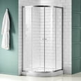 thumbnail image 4 of ANZZI Mare 35 in. x 76 in. Framed Shower Enclosure with TSUNAMI GUARD in Brushed Nickel, 4 of 13