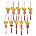 thumbnail image 1 of Colgante del año del caballo 2026, Año Nuevo chino, amuleto del caballo del zodiaco feng shui con borla para el Festival de Primavera, espejo retrovisor del coche, decoración del hogar, 1 of 7