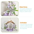 thumbnail image 5 of COMPUKAS Silk Flower Rattan Wreath 33x27cm Circular Elegant Decorative for Women’s Room or Home 1 Set, 5 of 8