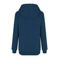 thumbnail image 4 of jtjvou Zip Up Hoodie Men Warm Fleece Lined Fall Winter Hooded Sweat Jackets Casual Cozy Fuzzy Wool Coats with Pockets Blue M, 4 of 4