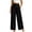 Black, variant on Lenpel Wide Leg Palazzo Pants for Women Cotton Linen High Waist Baggy Casual Trousers with Pockets Solid Color Lounge Clothes for Beach