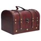 thumbnail image 3 of Retro Storage Box Style Retro Dust Prevention Retro Design Wooden Storage Box Multifunction for Desktop Decoration for Gift Giving for Props Storage, 3 of 8