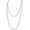 Long-a white 60'', variant on Faux Pearl Long Necklace for 1920s Flapper Costume Party Jewelry Colorful Pearls Long, Style T3576