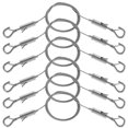 thumbnail image 1 of 6 piezas de cuerda de alambre para colgar espejos, 3,48 pies, alambre para colgar cuadros de acero inoxidable 304, kit para colgar marcos de fotos de alta resistencia, accesorio para colgar espejos aj, 1 of 5