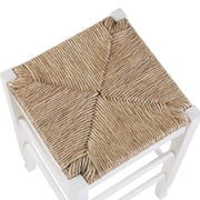Boraam 24 Square Rush Stool, Multiple Colors