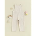 thumbnail image 4 of Suealasg Kids Girl Corduroy Jumpsuit Suspender Heart Print Romper Overalls 2T 3T 4T 5T Little Girls Long Pants Fall Clothes, 4 of 8