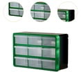 thumbnail image 6 of colaxi Drawer Storage Cabinet Compartment Organizer Multi Grid Wall Mounted Sorting Box Multifunctional Garage Organization for Room Green 9 medium grid, 6 of 9