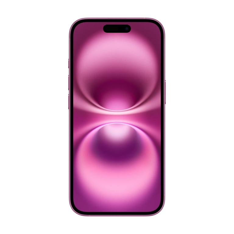 Straight Talk Apple iPhone 16, 128GB, Pink - Prepaid Smartphone