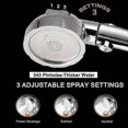 thumbnail image 3 of High Pressure Shower Head,Handheld Showerhead with ON/Off Full Shutoff Push Button Angle-Adjustable, 3 of 3