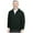 Black, variant on Monterey Club Men's Light Polar Fleece Hoodie long Sleeve Jacket #3730